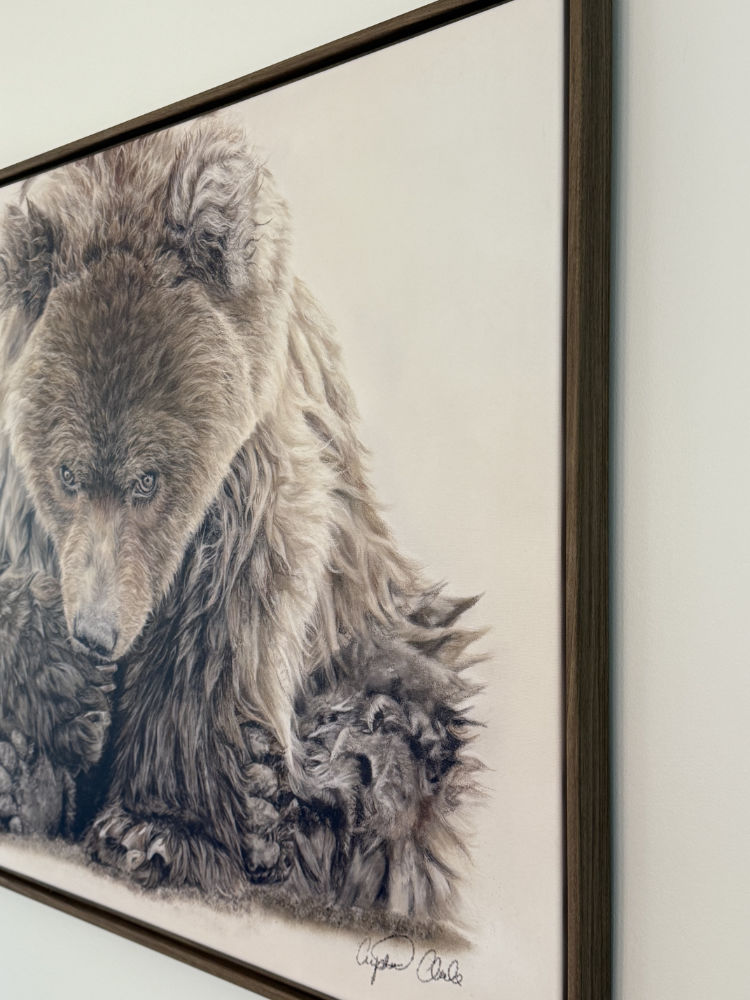 'Fierce' Framed Canvas Print image 4