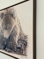 'Fierce' Framed Canvas Print image 4