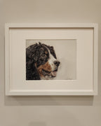 Bernese Mountain Dog Fine Art Giclee Print 'Sweet Smiles' image 4