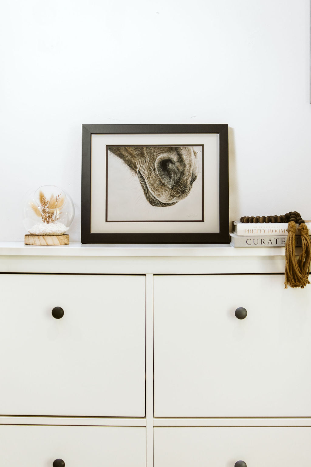 Framed Pastel Original 'Never Say Goodbye' image 6