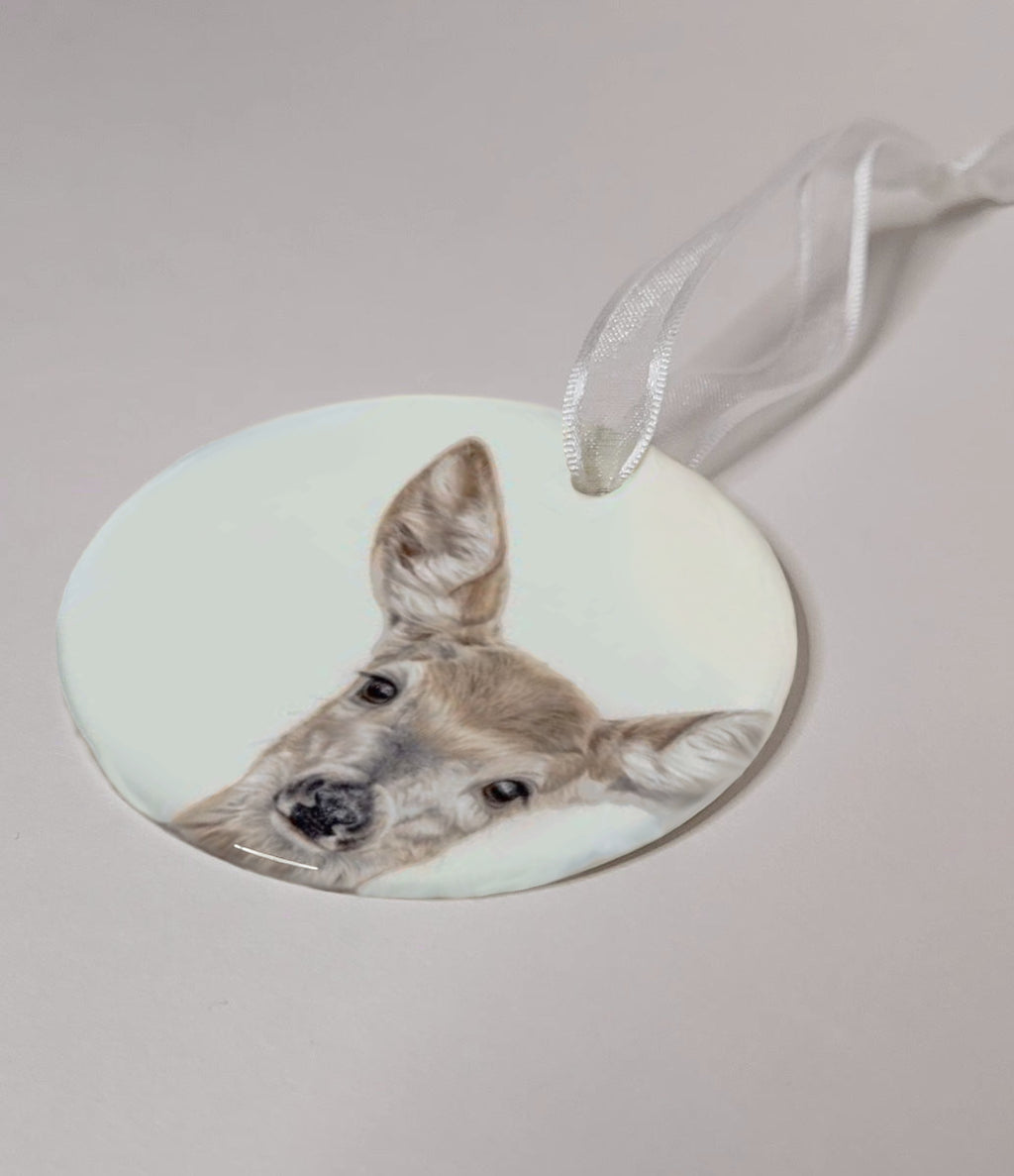 Deer Ceramic Ornament image 2