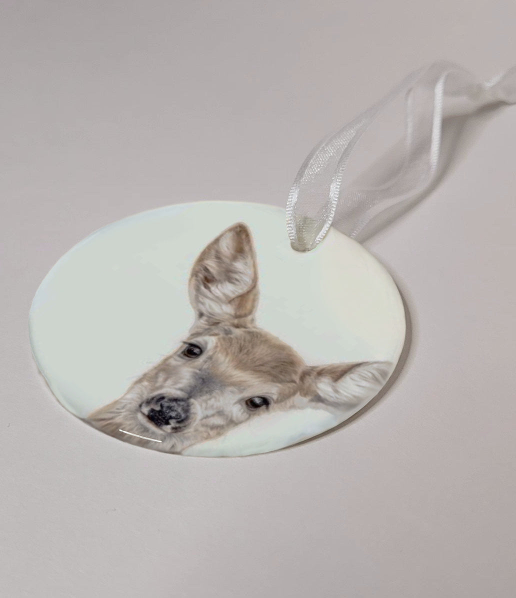 Deer Ceramic Ornament image 2