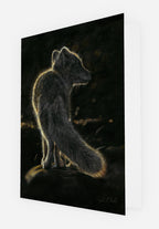 Greeting Card 'Light After Darkness' Arctic Fox image 1