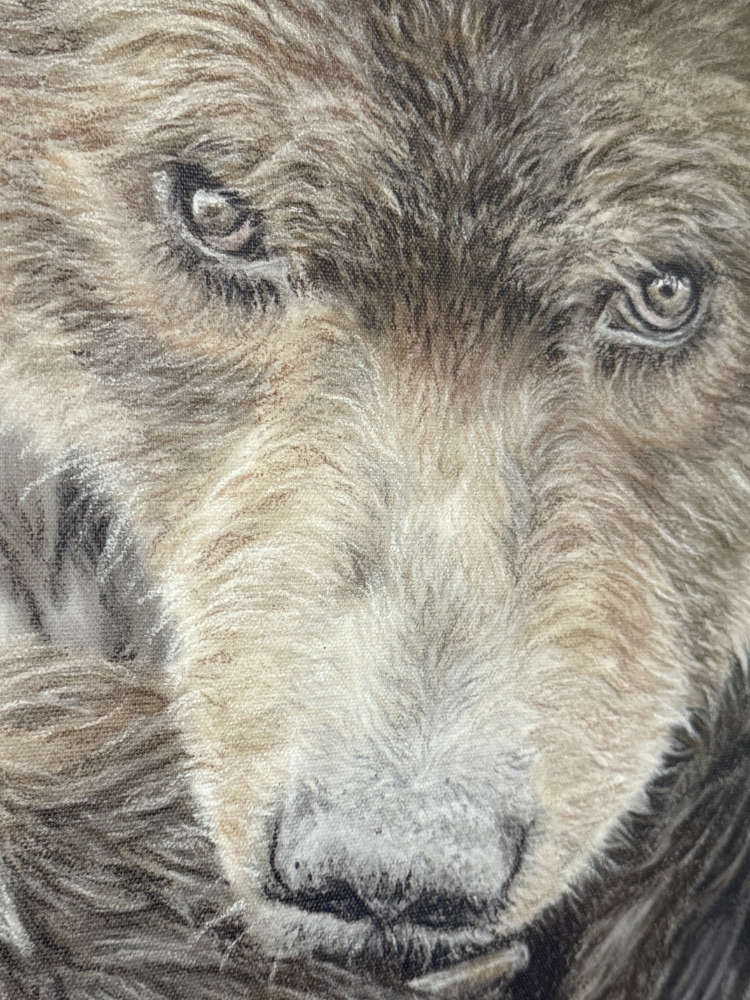 'Fierce' Framed Canvas Print image 1