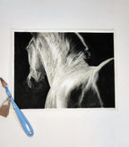 Pastel Original 'In the Rising Darkness' image 7