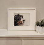 Bernese Mountain Dog Fine Art Giclee Print 'Sweet Smiles' image 0