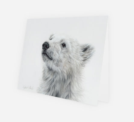 Greeting Card 'Searching for Answers' Polar Bear image 1