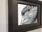 "A Glance from Eye to Eye'' 10x8" Framed Pastel Original image 6