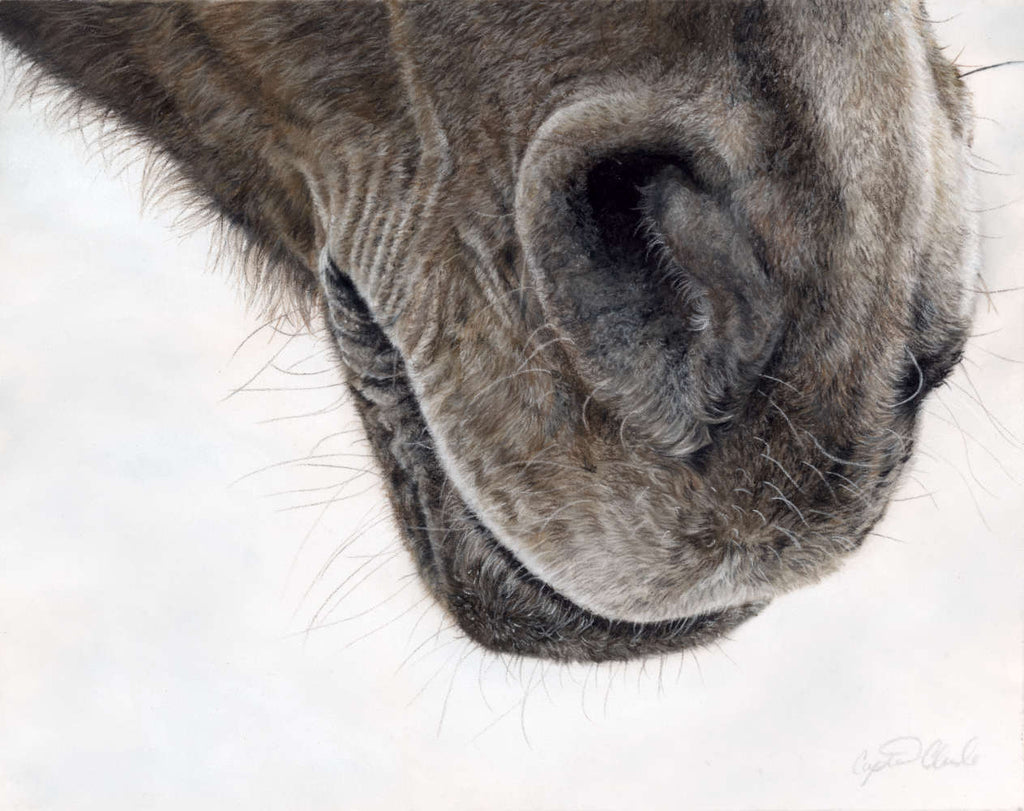 Framed Pastel Original 'Never Say Goodbye' image 0
