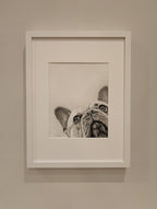French Bulldog Pastel Original "I See You" Framed image 5