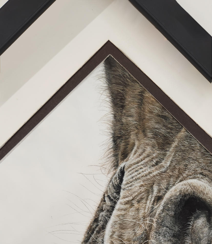 Framed Pastel Original 'Never Say Goodbye' image 2