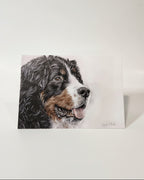 Greeting Card 'Sweet Smiles' Bernese Mountain Dog image 0