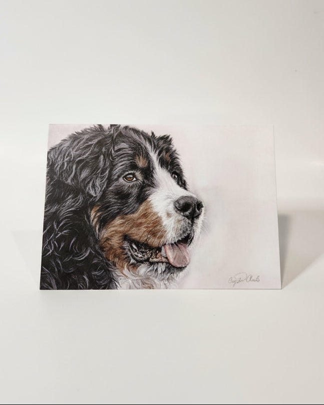 Greeting Card 'Sweet Smiles' Bernese Mountain Dog image 0