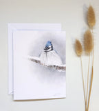 Greeting Card 'Resilience' blue jay image 0