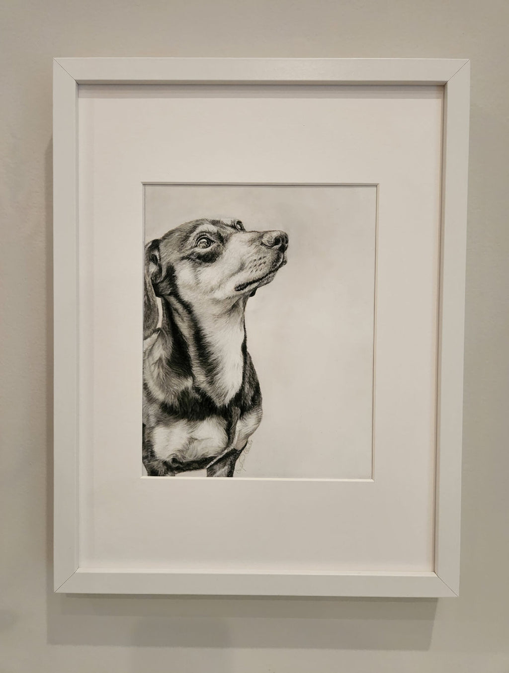 Dachshund Fine Art Giclee Print 'Moments Together' image 1