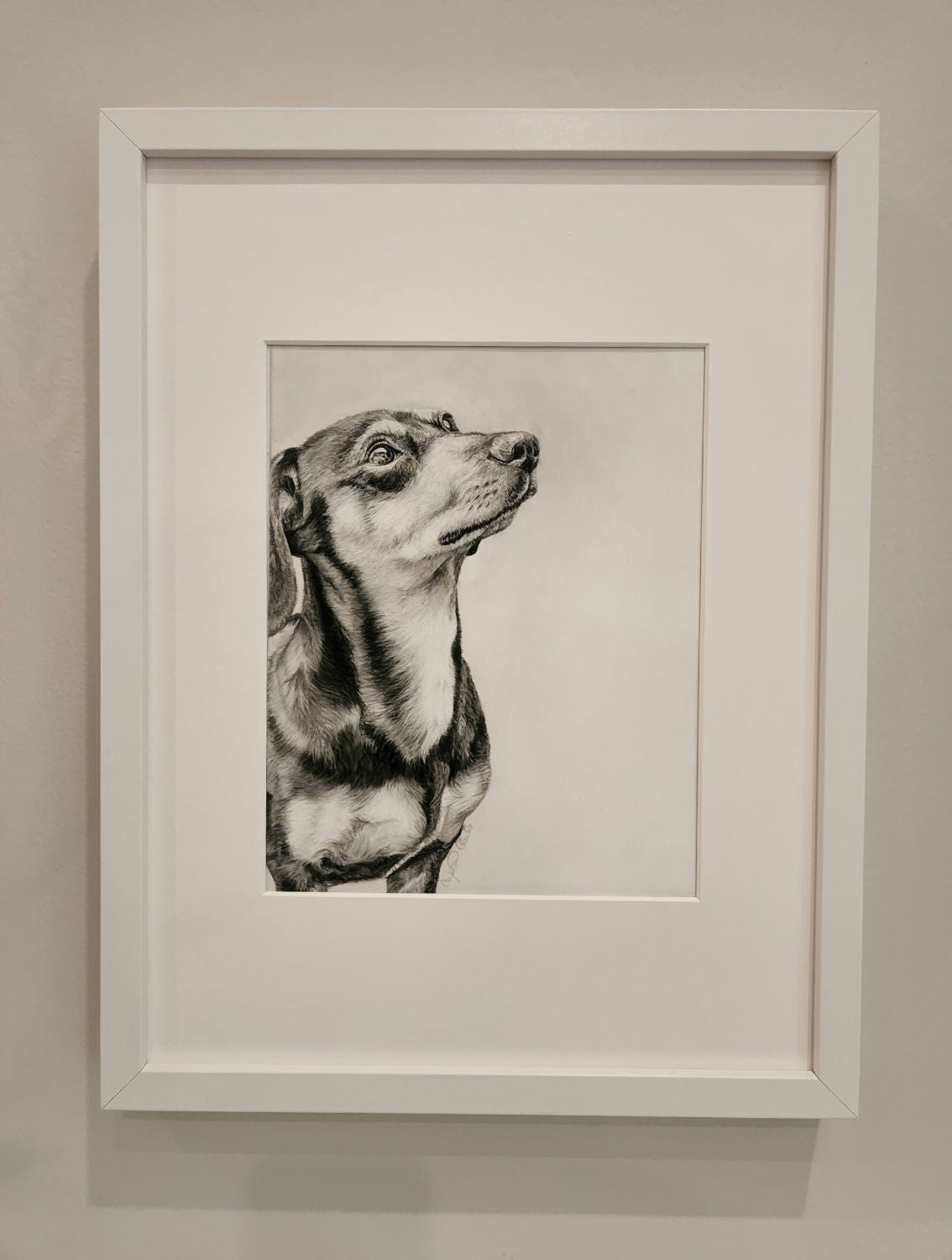 Dachshund Fine Art Giclee Print 'Moments Together' image 1