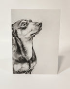 Greeting Card 'Moments Together' Dachshund image 0