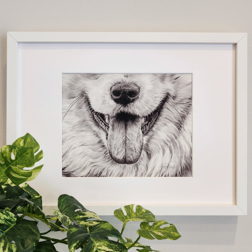 Corgi Fine Art Giclee Print 'Days of Delight' image 0