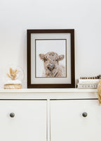 "Effie" Highland Cow Fine Art Print image 3