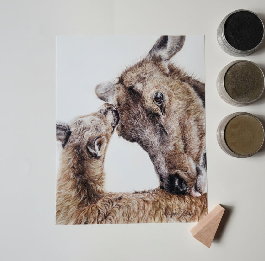 Elk Fine Art Print 'I'll Love You Forever' image 1