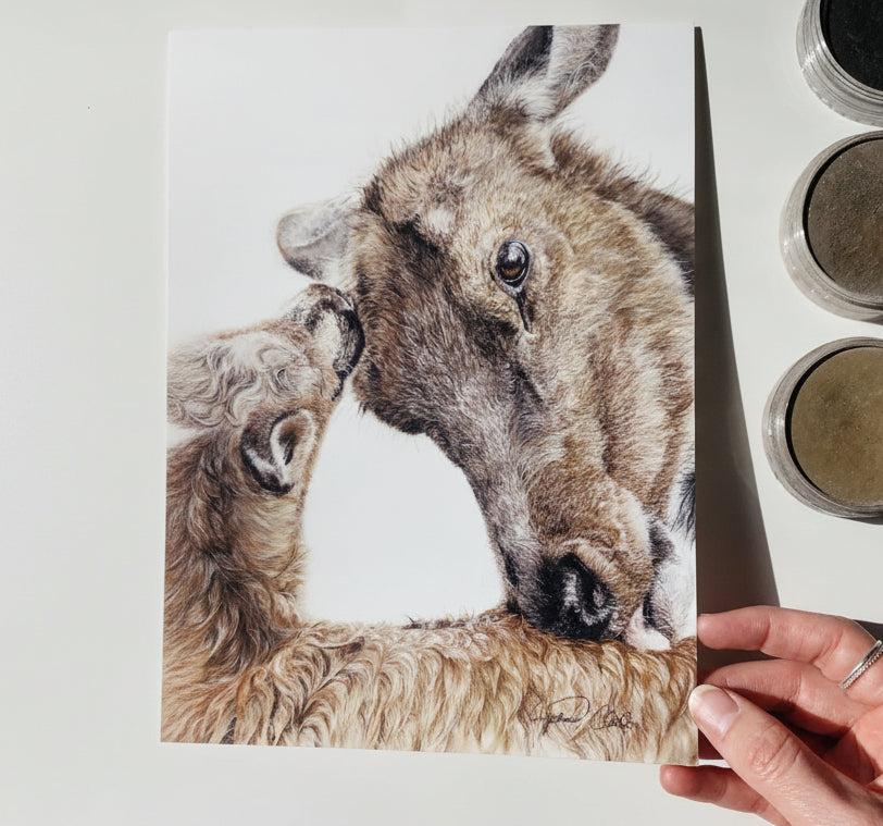 Elk Fine Art Print 'I'll Love You Forever' image 5