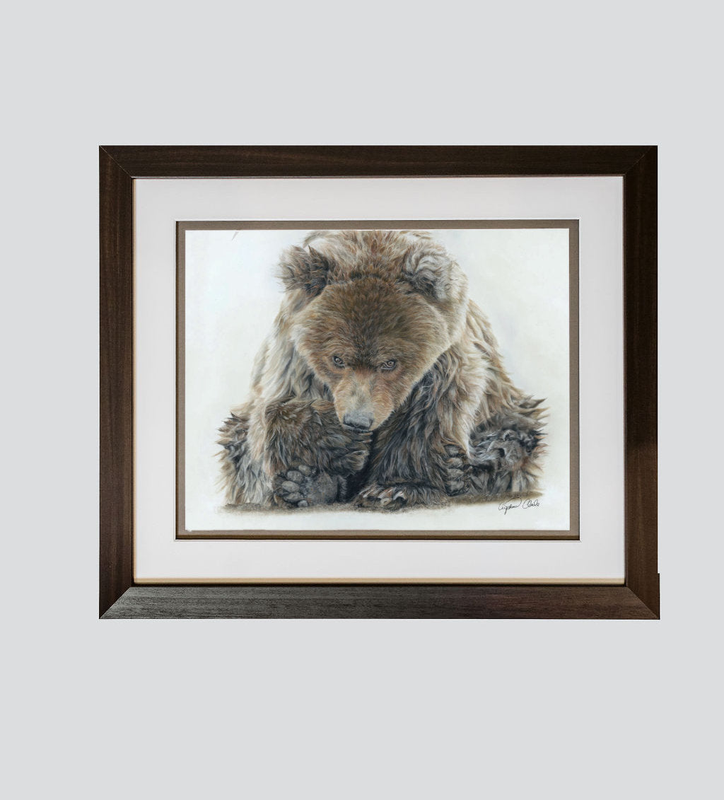 'Fierce' Bear Fine Art Print image 2