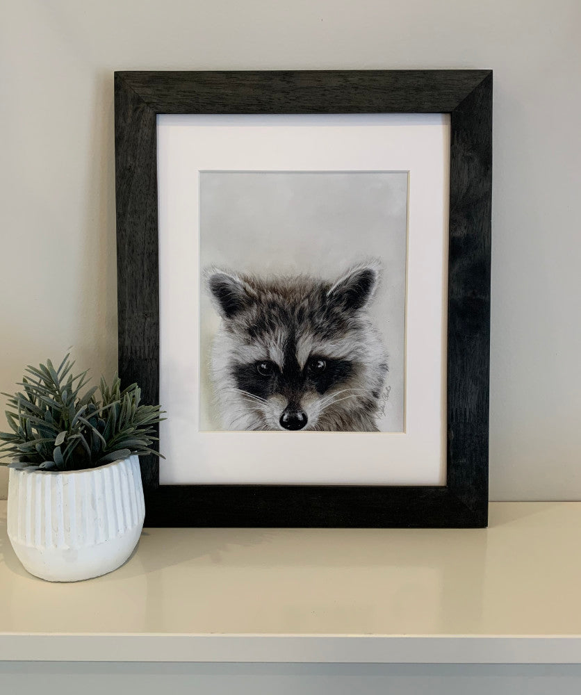 'Little Bandit' Raccoon Fine Art Giclee Print image 1