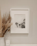 French Bulldog Fine Art Giclee Print "I See You" image 1