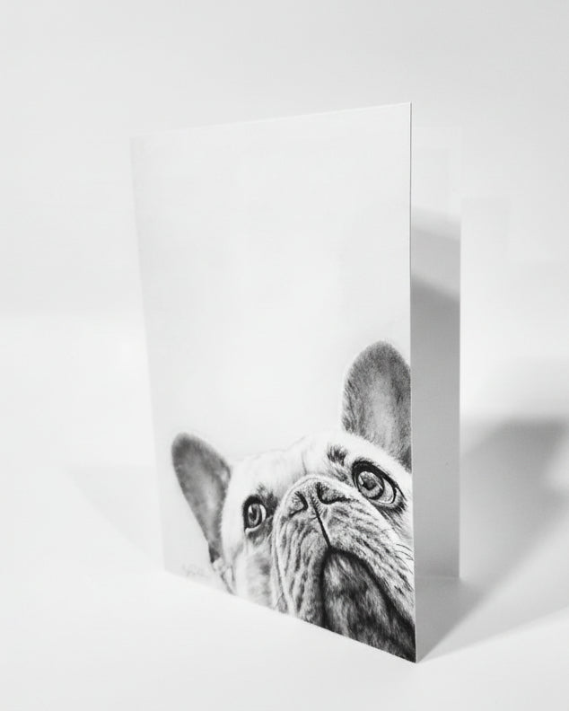 Greeting Card 'I See You' French Bulldog image 1