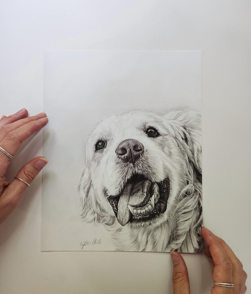 Golden Retriever Fine Art Giclee Print 'Moments of Joy' image 4