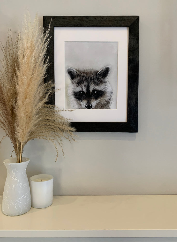 'Little Bandit' Raccoon Fine Art Giclee Print image 5