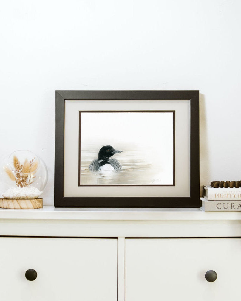 'Where Stillness Begins' Loon Fine Art Print image 1
