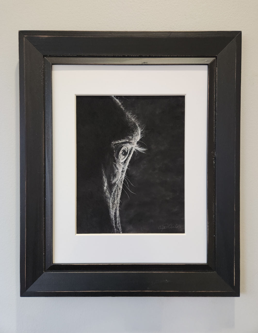 "A Loving Look Defined" 8x10" Framed Pastel Original image 5