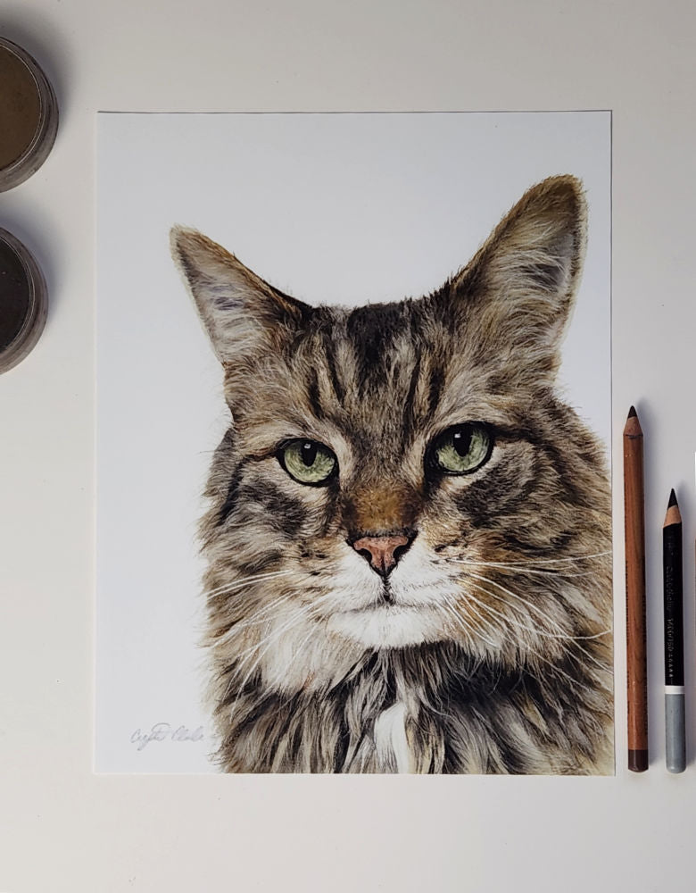 Award-Winning 'Majesty' Cat Fine Art Print image 3