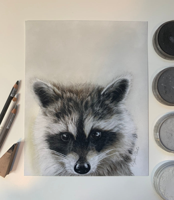 'Little Bandit' Raccoon Fine Art Giclee Print image 6
