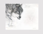 "She-Wolf" 14x11" Pastels on pastelmat image 2