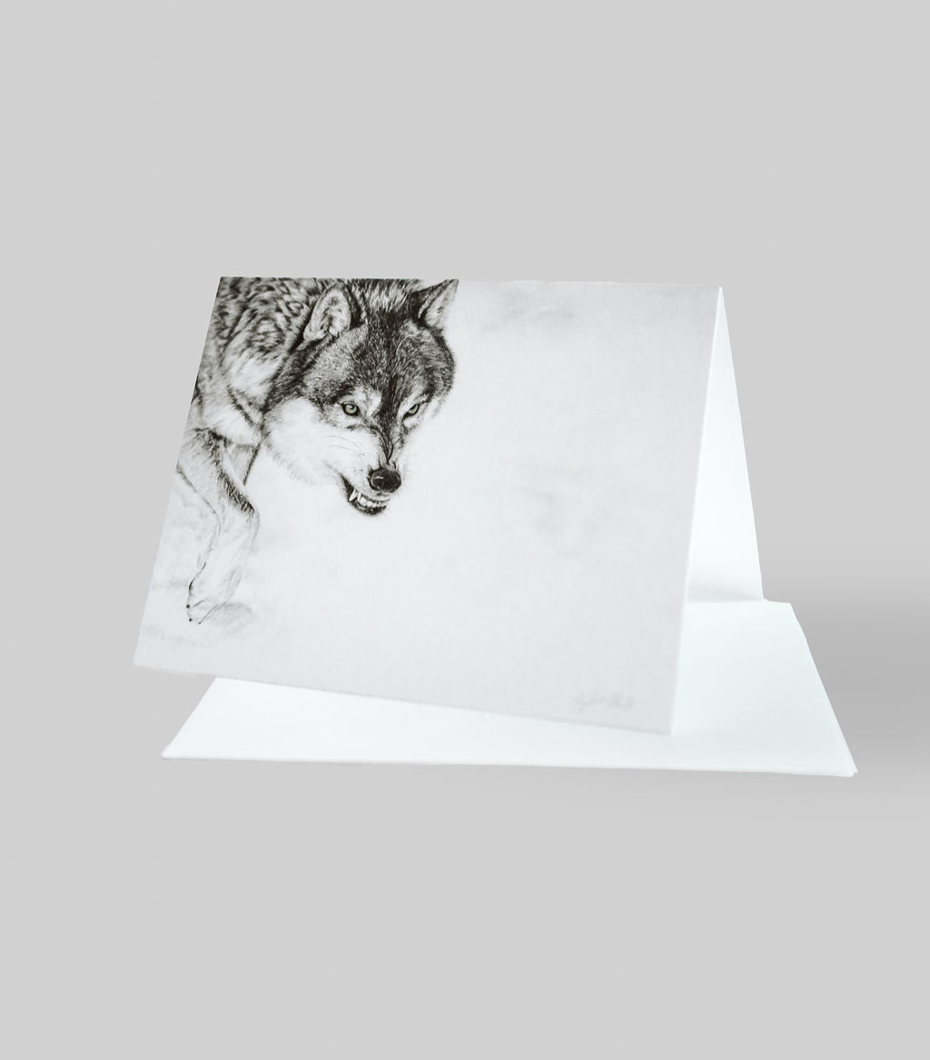 Greeting Card 'She-Wolf' the Wolf image 3
