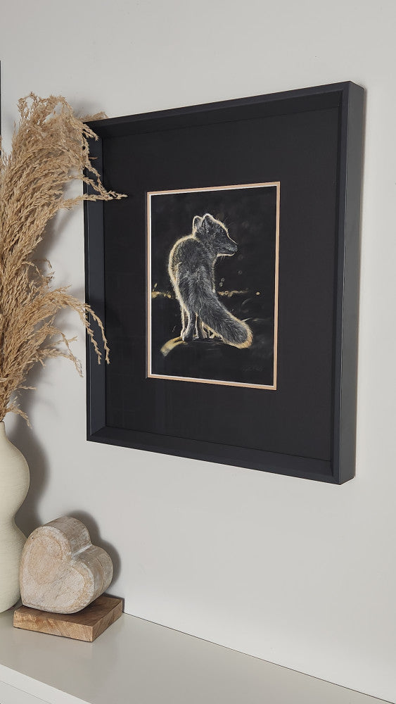 Arctic Fox Fine Art Print 'Light After Darkness'' image 5