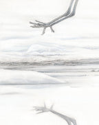 "The Art of Landing" 11 x 14" Pastel on pastelmat image 2