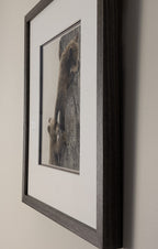"With Me" 8x10" Framed Pastel Original of two Bear Cubs