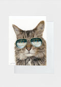 Birthday Greeting Card 'The Cat's Meow'