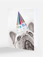 Birthday Greeting Card 'Born to Pawty'