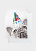 Birthday Greeting Card 'Born to Pawty'