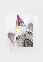 Birthday Greeting Card 'Born to Pawty'