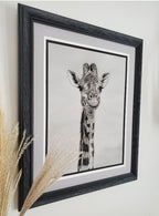 'Stretch and See' Original pastel giraffe artwork image 2