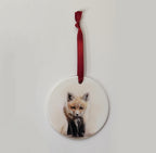 'Curiosity' Ceramic Ornament image 2