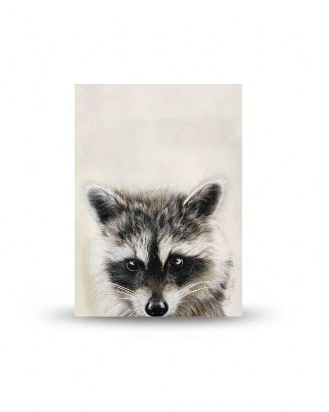 Greeting Card 'Little Bandit' Raccoon image 0
