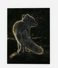 Greeting Card 'Light After Darkness' Arctic Fox image 0