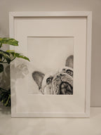 French Bulldog Pastel Original "I See You" Framed image 2