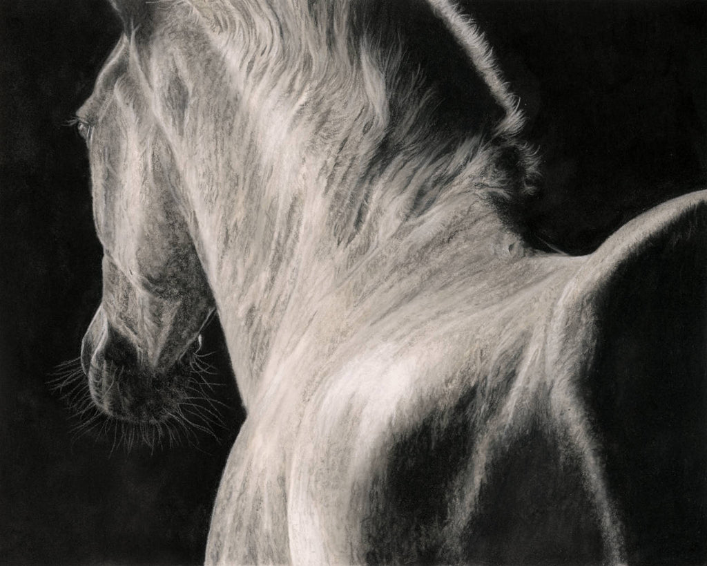 Pastel Original 'In the Rising Darkness' image 3
